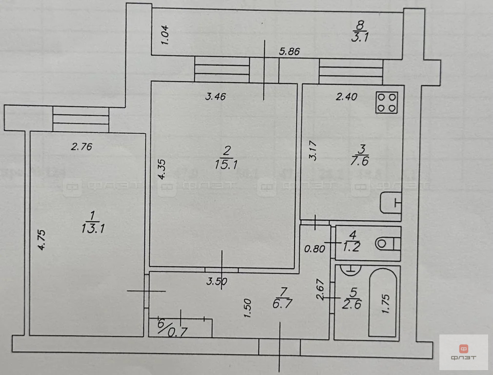 Продажа квартиры, Казань, ул. Хусаина Мавлютова - Фото 16