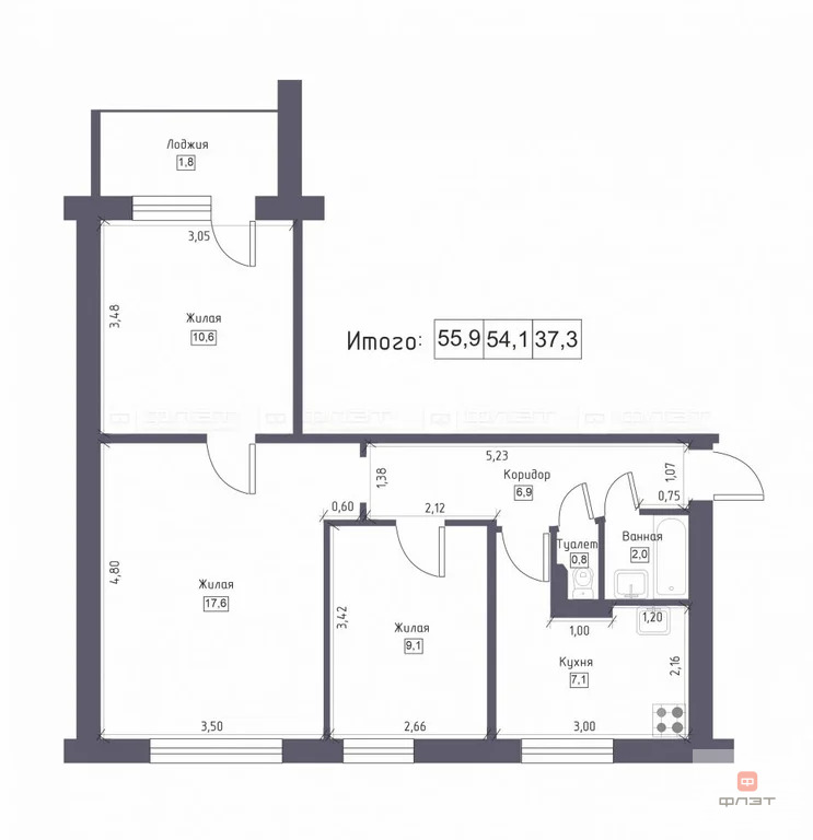 Продажа квартиры, Казань, ул. Карбышева - Фото 17