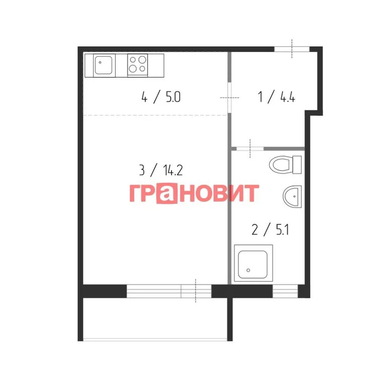 Продажа квартиры, Новосибирск, Сибиряков-Гвардейцев пл. - Фото 16