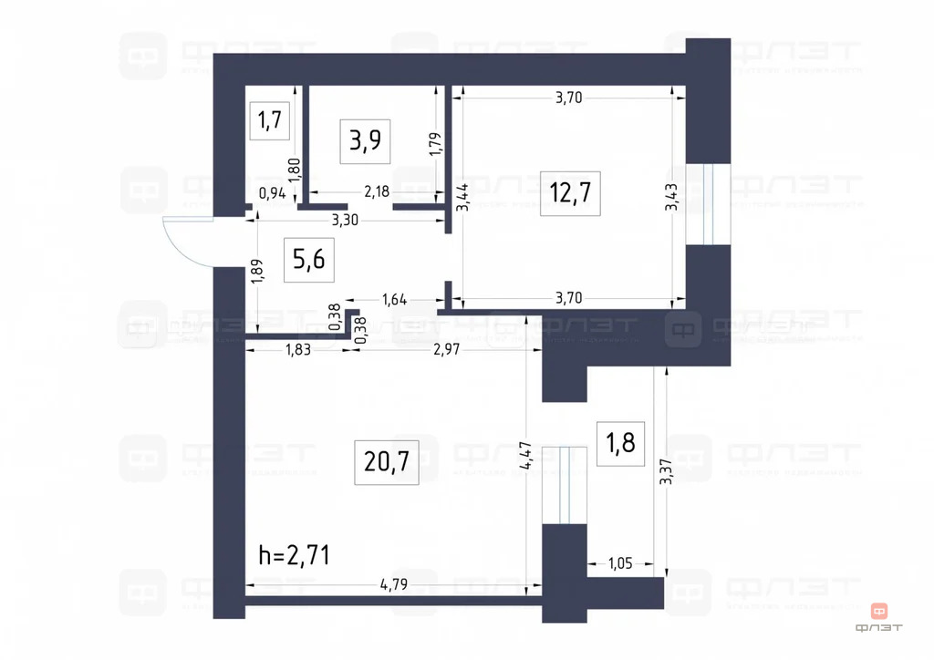 Продажа квартиры, Казань, пр-кт. Альберта Камалеева - Фото 19