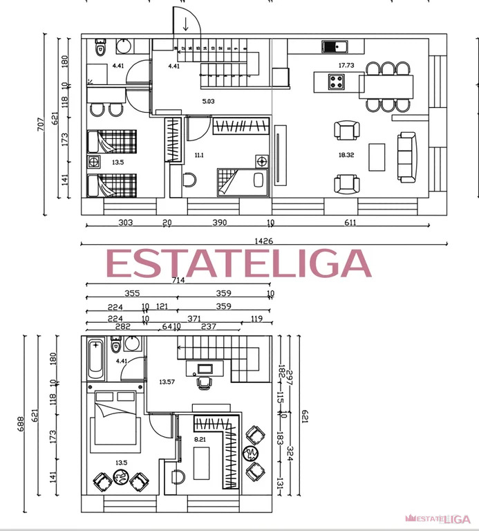 Продажа пентхауса, проспект Лихачева - Фото 3