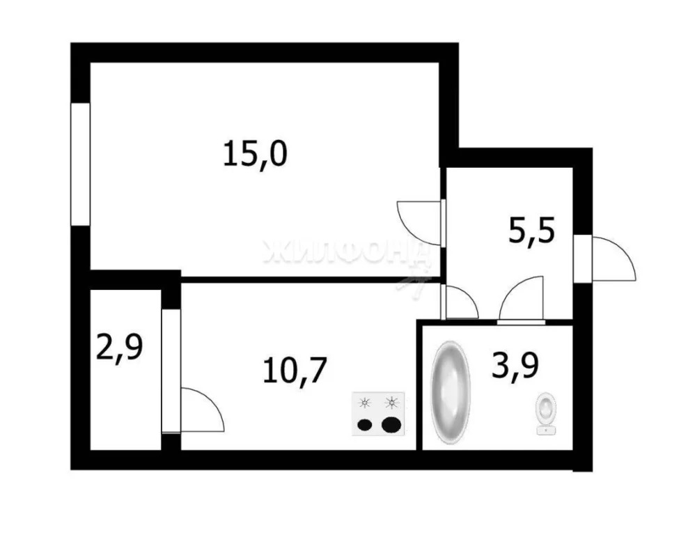 Продажа квартиры, Новосибирск, ул. Бородина - Фото 14