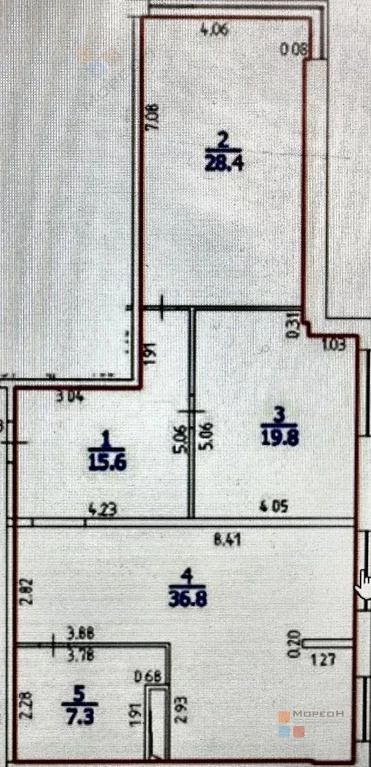 3-я квартира, 107.90 кв.м, 4/16 этаж, Энка, ярославская ул, 9300000.00 . - Фото 18