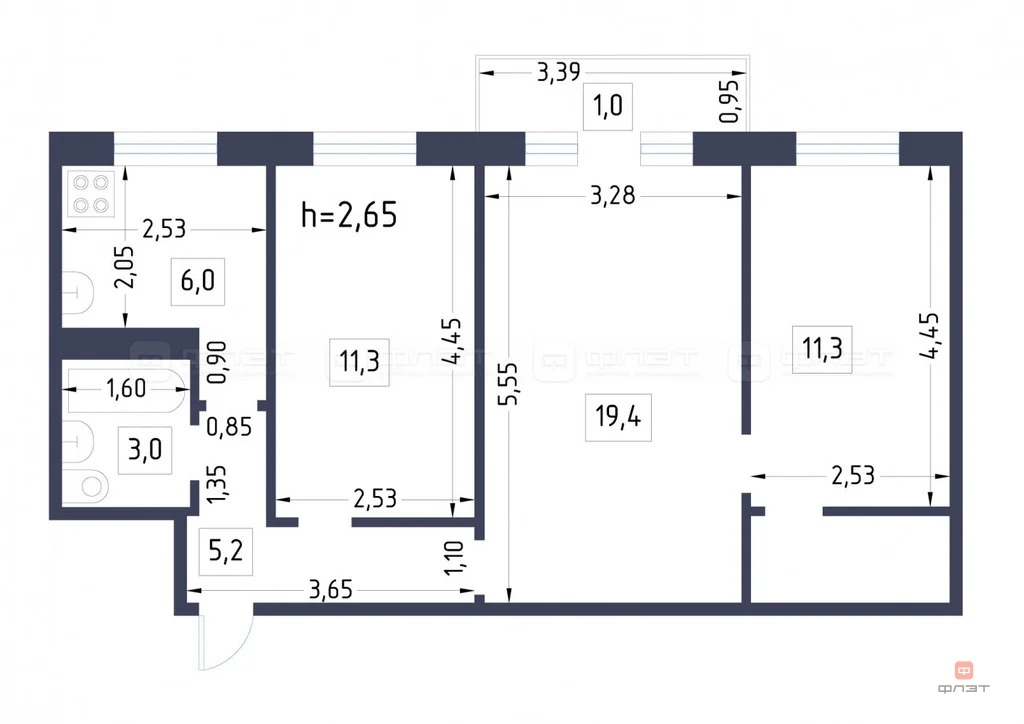 Продажа квартиры, Казань, ул. Латышских Стрелков - Фото 17