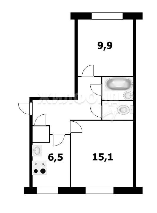 Продажа квартиры, Новосибирск, ул. Выборная - Фото 12