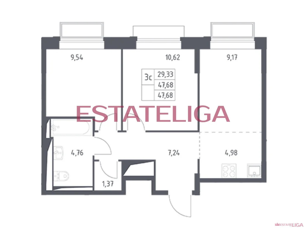 Продажа квартиры в новостройке, Мытищи, Мытищинский район, ул. ... - Фото 4