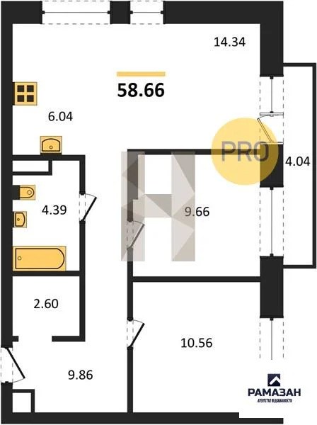Продажа квартиры в новостройке, Казань, м. Проспект Победы, ... - Фото 1