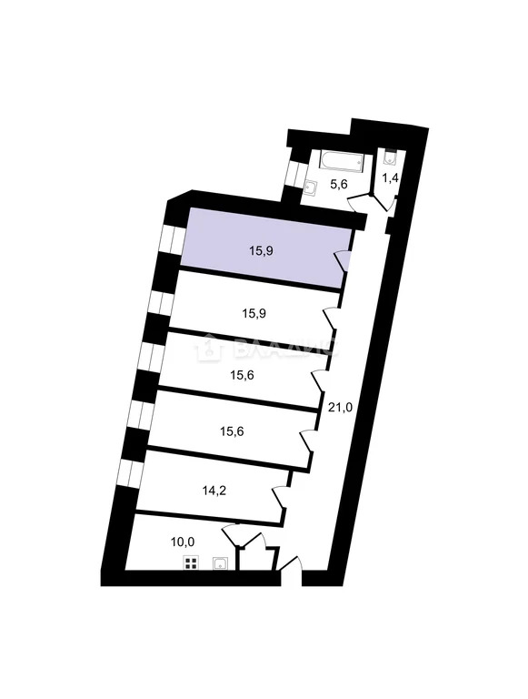 Санкт-Петербург, Курляндская улица, д.32, комната на продажу - Фото 16