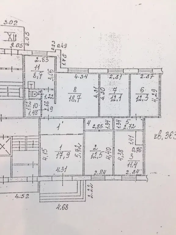 Кв 107. Сибирская 107 Нижний Тагил. План трехкомнатной квартиры на ГГМ Нижний Тагил.