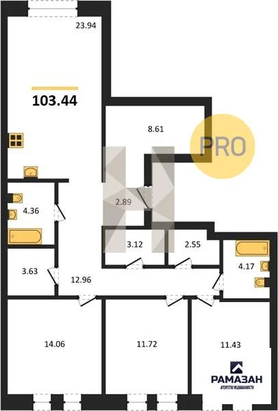 Продажа квартиры в новостройке, Казань, м. Козья слобода, ул. ... - Фото 1