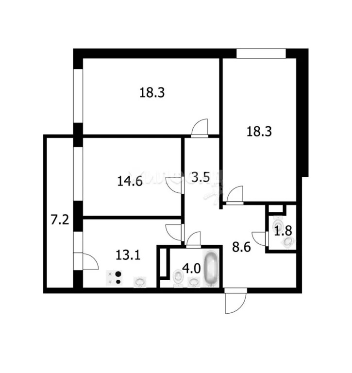 Продажа квартиры, Новосибирск, Ясный Берег - Фото 19