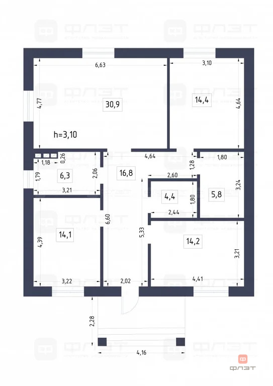 Продажа дома, Чернышевка, Высокогорский район, ул. Дорожная - Фото 9