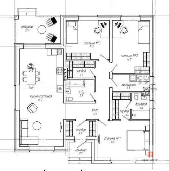 Продажа дома, Сокуры, Лаишевский район, ул. Владивостокская - Фото 12