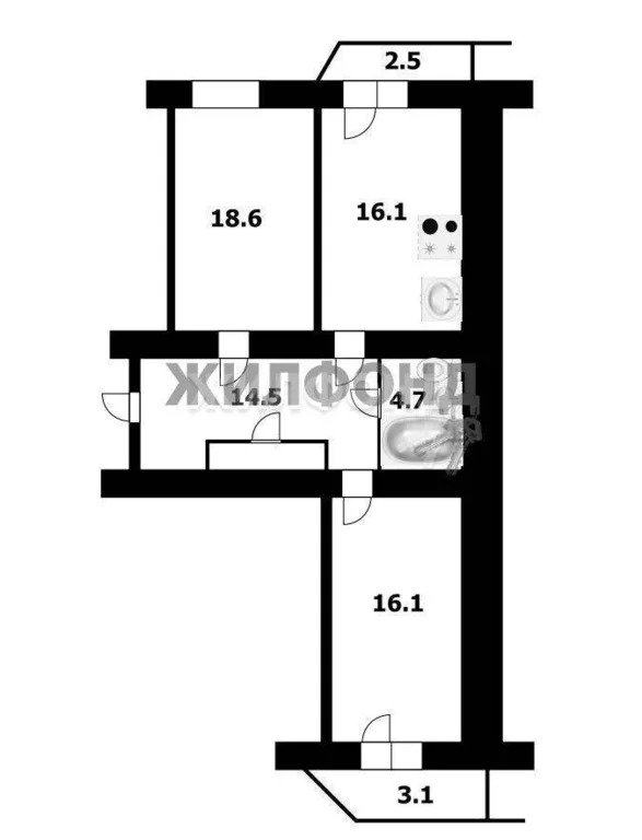 Продажа квартиры, Новосибирск, ул. Новогодняя - Фото 13