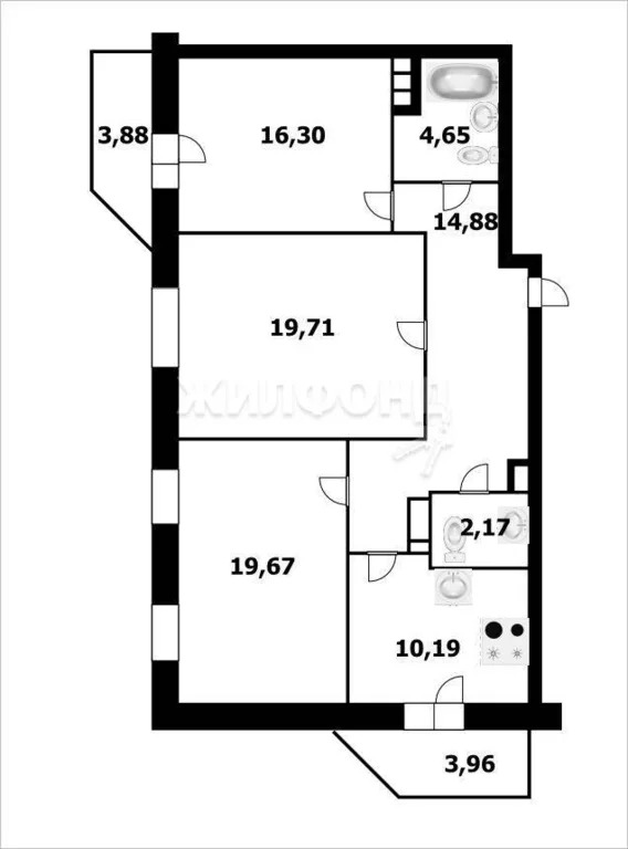 Продажа квартиры, Новосибирск, ул. Гурьевская - Фото 32