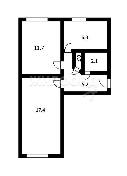 Продажа квартиры, Шагалово, Коченевский район, ул. Центральная - Фото 13