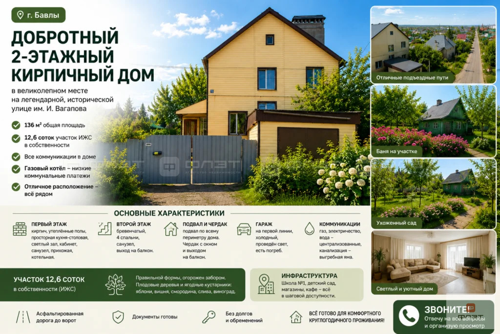Продажа дома, Бавлы, Бавлинский район, ул. Вагапова - Фото 6