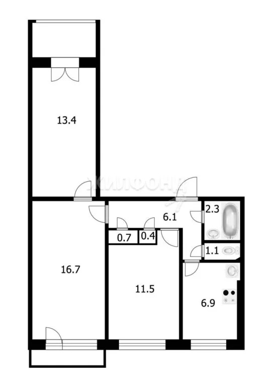 Продажа квартиры, Новосибирск, ул. Связистов - Фото 14