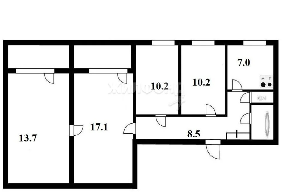 Продажа квартиры, Новосибирск, ул. Зорге - Фото 27