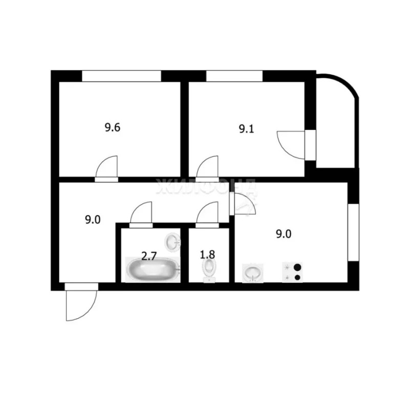 Продажа квартиры, Новосибирск, ул. Трудовая - Фото 25