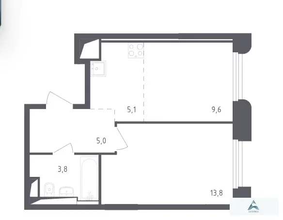 Продаётся 2-комн. квартира, 37,3 кв. м. - Фото 10