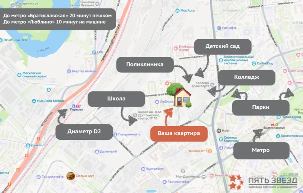 Продается 1-комнатная квартира Люблинская, вл.72к3 - Фото 11