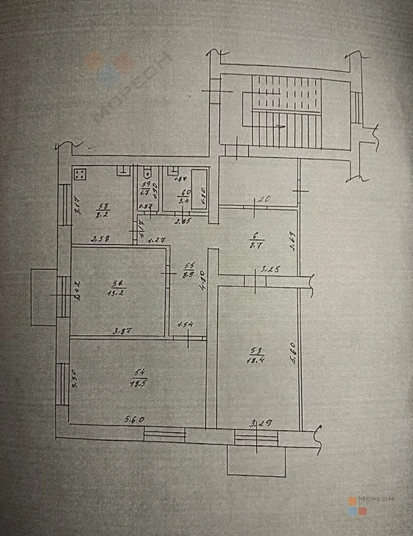 3-я квартира, 82.60 кв.м, 2/3 этаж, Аврора, Коммунаров ул, 10500000.00 ... - Фото 28