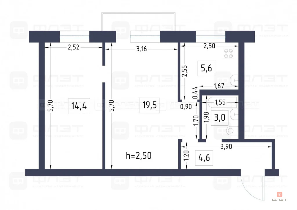 Продажа квартиры, Чепчуги, Высокогорский район, ул. Советская - Фото 13