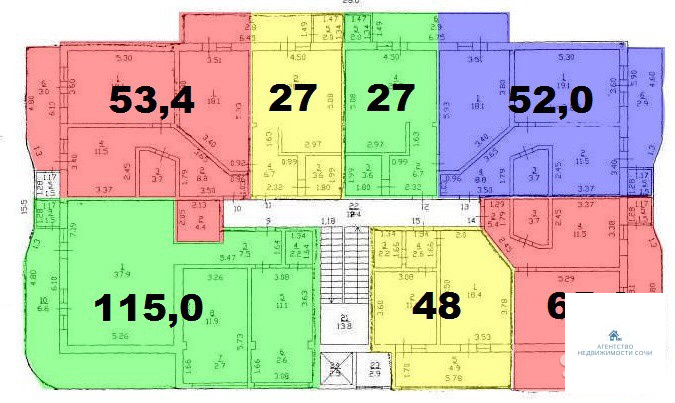 2-к квартира, 65 м, 5/9 эт. - Фото 1