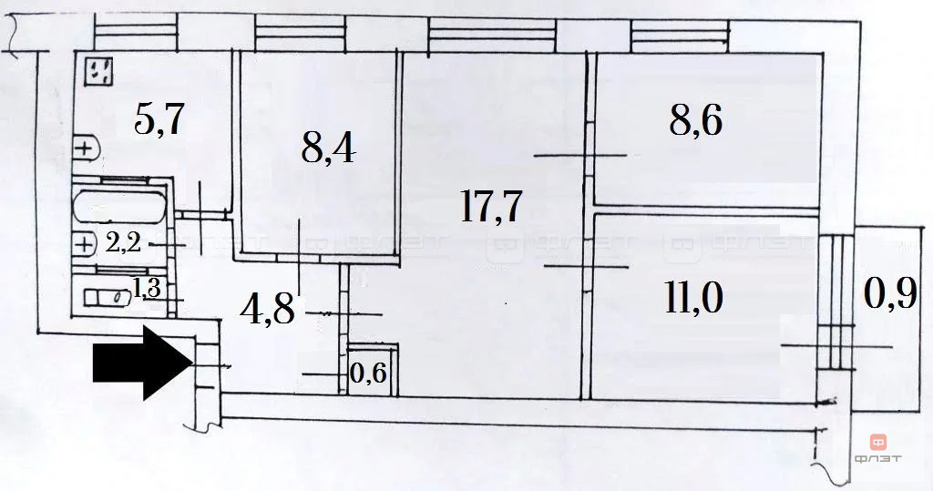 Продажа квартиры, Казань, ул. Лейтенанта Красикова - Фото 4