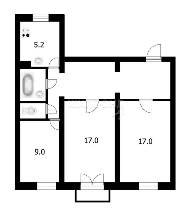 Продажа квартиры, Новосибирск, ул. Смоленская - Фото 0