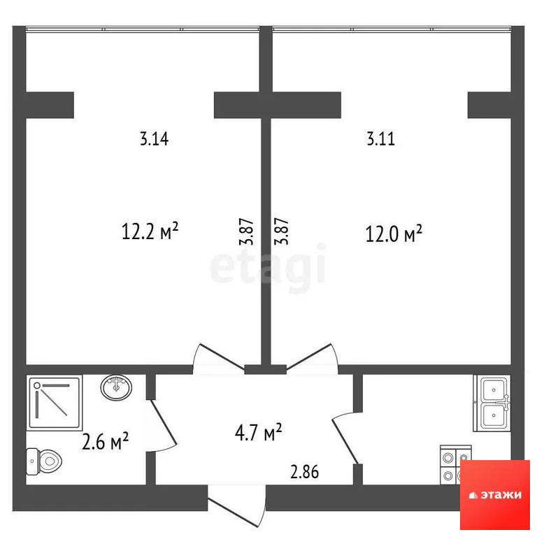 Продажа квартиры, Новофедоровка, Сакский район, ул. Марченко - Фото 26