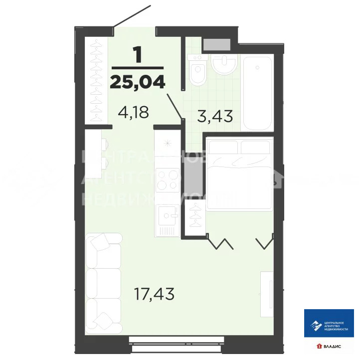 Продажа квартиры в новостройке, Рязань, улица Александра Полина - Фото 0