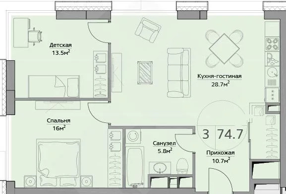 Продажа квартиры, м. Фили, Багратионовский проезд - Фото 5