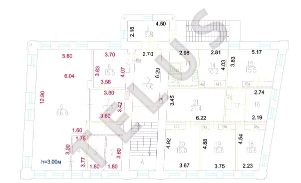 м. Китай город, Малый Ивановский пер., 1330 м2, ОСЗ (ном. объекта: ... - Фото 9