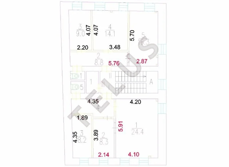 м. Октябрьская, Спасоналивковский пер., 341 м2, Здание (ном. объекта: ... - Фото 10