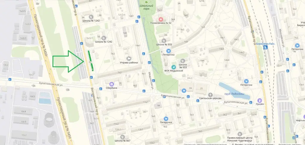 Востряковский проезд карта москвы