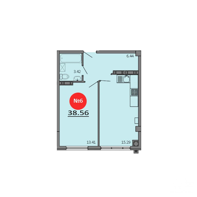 Продажа квартиры в новостройке, Белоглинка, Симферопольский район, ... - Фото 2