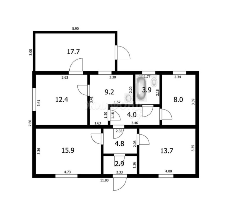 Продажа дома, Пайвино, Новосибирский район, ул. Школьная - Фото 28