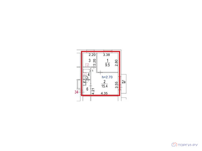 Продажа квартиры, Нахимовский пр-кт. - Фото 4
