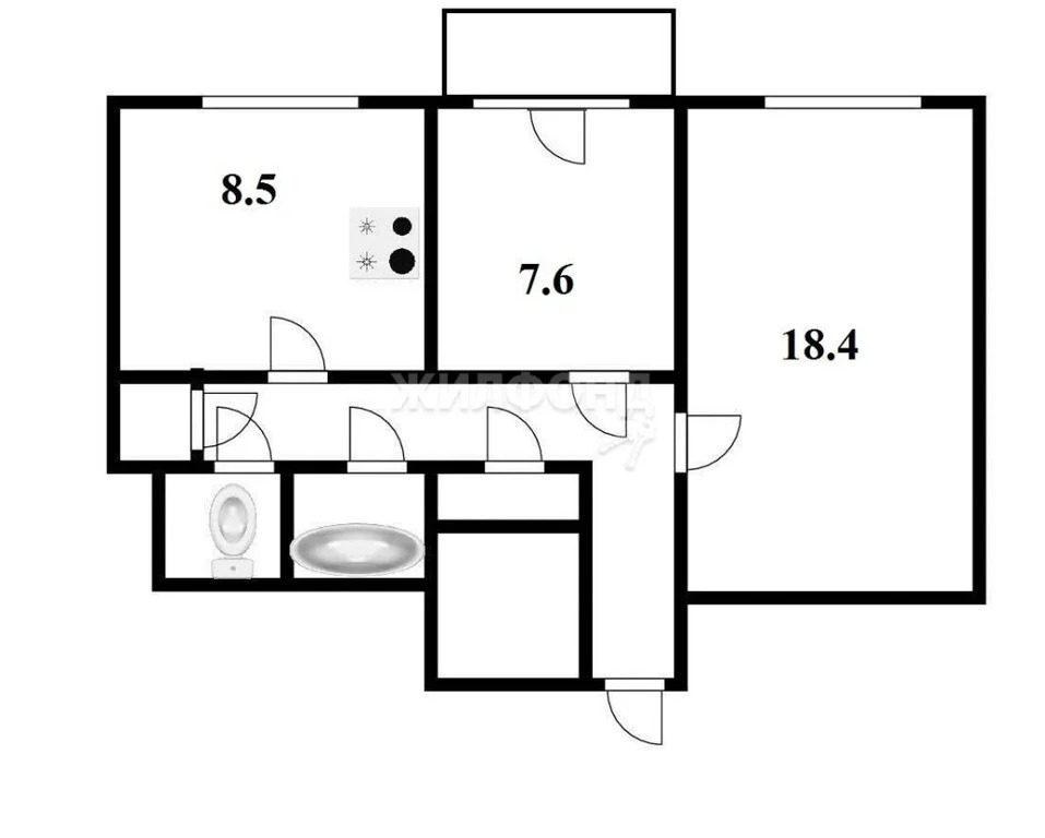 Продажа квартиры, Новосибирск, Звёздная - Фото 8