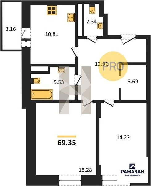Продажа квартиры в новостройке, Казань, ул. Галиаскара Камала - Фото 1