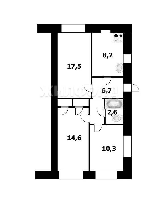 Продажа квартиры, Новосибирск, ул. Рионская - Фото 16