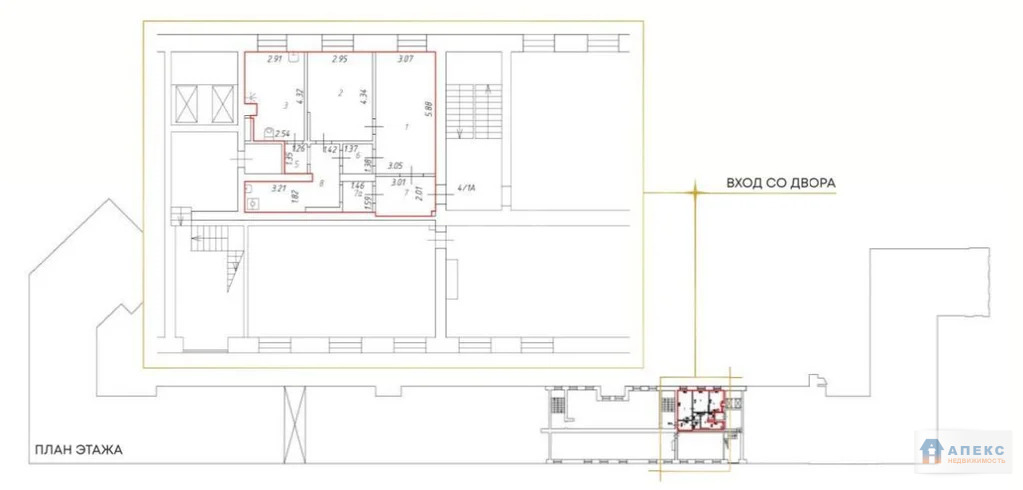 Продажа помещения (ПСН) пл. 65 м2 под авиа и ж/д кассу, аптеку, банк, ... - Фото 0