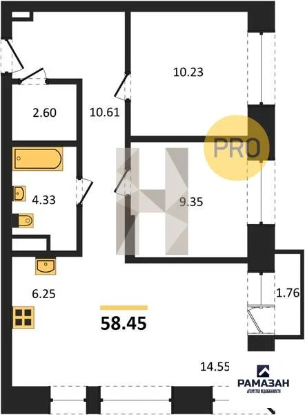 Продажа квартиры в новостройке, Казань, м. Проспект Победы, ... - Фото 1