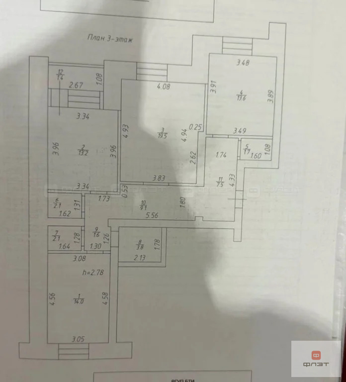 Продажа квартиры, Казань, ул. Баки Урманче - Фото 11