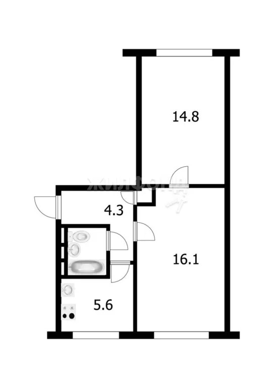 Продажа квартиры, Колывань, Колыванский район, Соловьёва - Фото 6