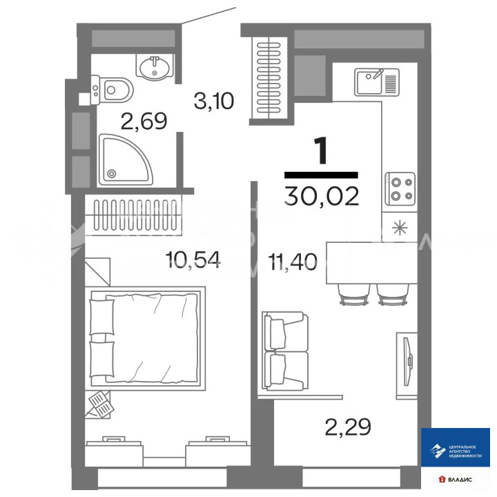 Продажа квартиры, Рязань, территория Метропарк - Фото 2