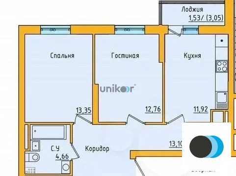 Продажа квартиры в новостройке, Уфа, улица Летчика Кобелева - Фото 17