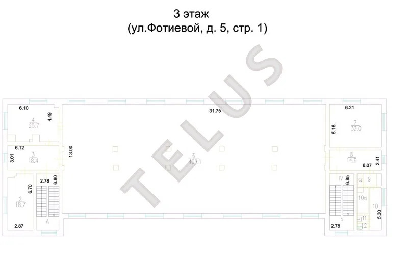 м. Ленинский проспект, ул. Фотиевой, 3034 м2, Здание (ном. объекта: ... - Фото 7